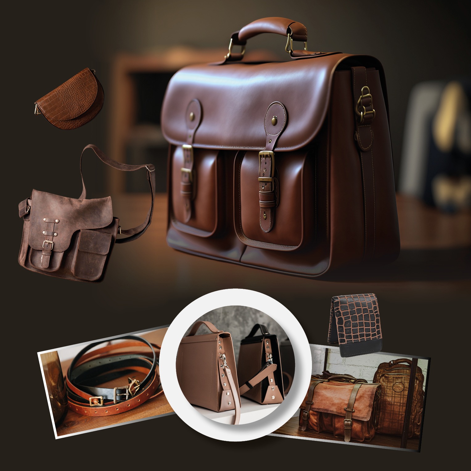 Leather Wallets / Belts / Bags / Handbags